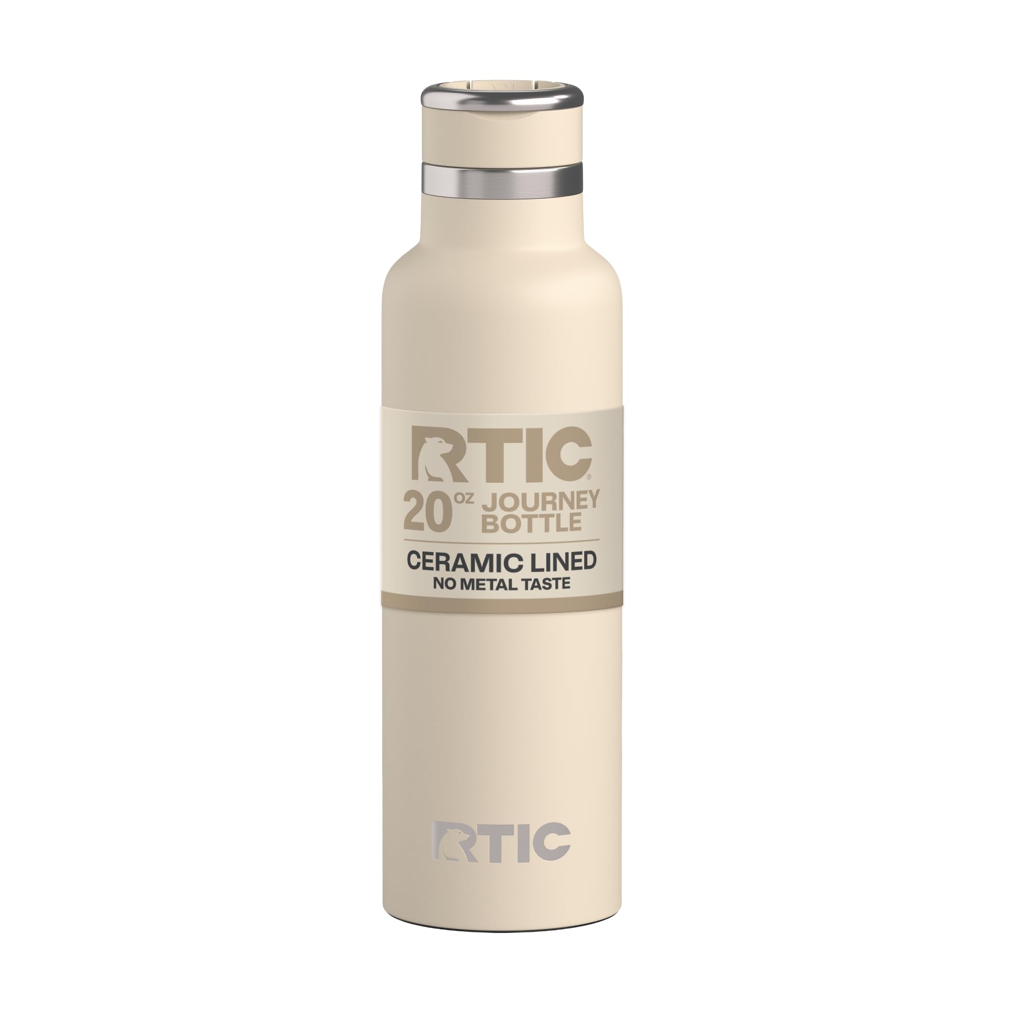 Amazon.com: RTIC 20oz Journey Water Bottle Ceramic Lined Metal